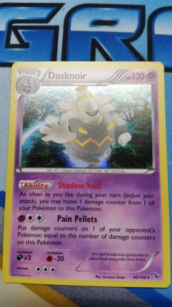 Dusknoir holo 40/106 XY Flashfire - nr. 1