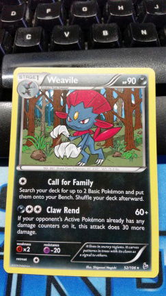 Weavile Rare 52/106 XY Flashfire - nr. 1