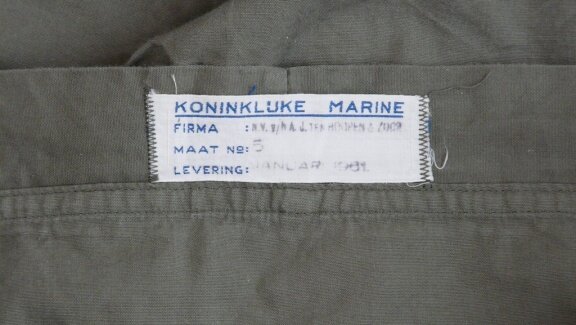 Broek Kort, Zomer, Koninklijke Marine, maat: 5, 1961.(Nr.4) - 4