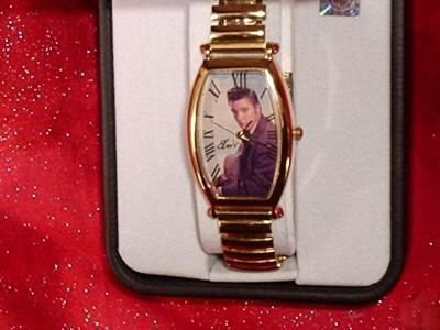14k Goldplated Elvis Presley Horloge (1) - 1