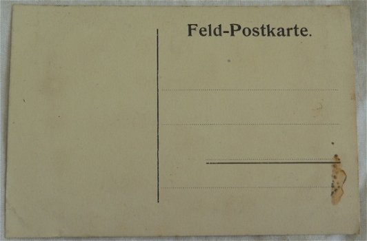 Foto Postkaart / Postkarte, Veldpost / Feldpost, Duits, WO1 / WW1. - 3