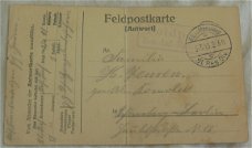 Postkaart / Postkarte, Veldpost / Feldpost, Res.-Inf.-Regt.236, 1915.