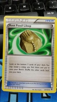 root fossil lileep 87/101 BW Plasma Blast - 1