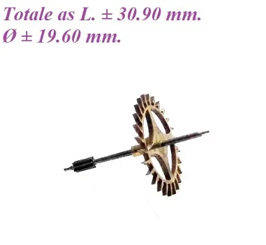 = Ankerwiel = Franse pendule = 27984 - 0