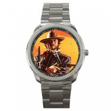 Fist Full of Dollars/Clint Eastwood Stainless Steel Horloge