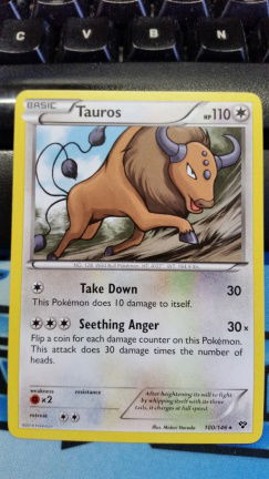 tauros Rare 100/146 XY Base - nr. 1