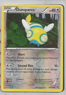 dunsparce rev foil 101/146 XY Base - nr. 1