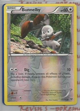 bunnelby rev foil 111/146 XY Base - nr. 1