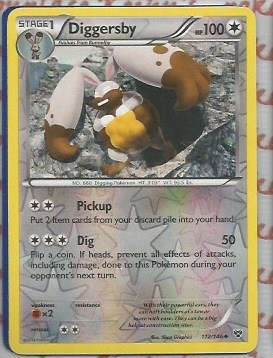 Diggersby rev foil 112/146 XY Base - nr. 1