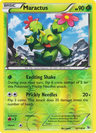 Maractus - 10/106 (Reverse Foil) XY Flashfire - nr. 1