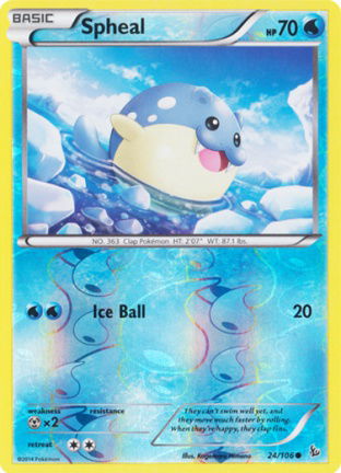 Spheal - 24/106 (Reverse Foil) XY Flashfire - nr. 1