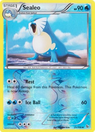 Sealeo - 25/106 (Reverse Foil) XY Flashfire - nr. 1