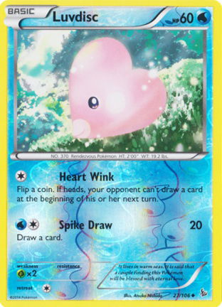 Luvdisc - 27/106 (Reverse Foil) XY Flashfire - nr. 1