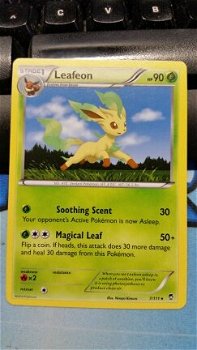 Leafeon rare 7/111 XY Furious Fists - 1
