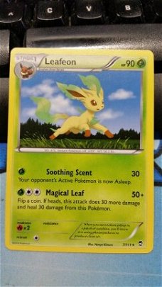 Leafeon rare 7/111 XY Furious Fists