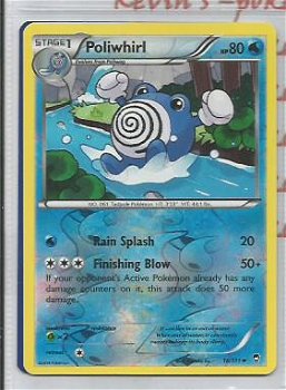 poliwhirl 16/111 (reverse foil) XY Furious Fists - 1