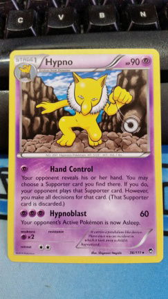 Hypno rare 36/111 XY Furious Fists - nr. 1