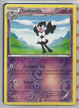 Gothorita 40/111 (reverse foil) XY Furious Fists - nr. 1