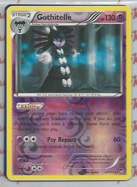 Gothitelle 41/111 (reverse foil) XY Furious Fists - nr. 1