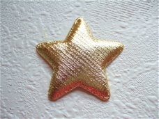Mooie glanzende ster ~  5 cm ~ Goud