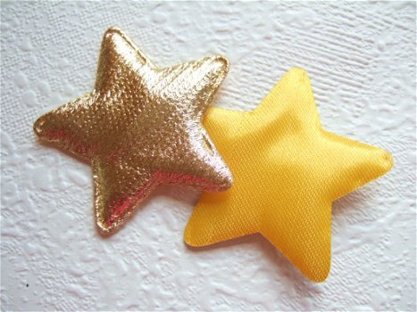 Mooie glanzende ster ~ 5 cm ~ Goud - 2