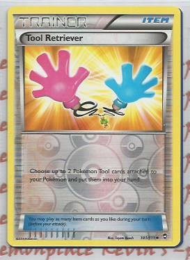 Tool Retriever 101/111 (reverse foil) XY Furious Fists - nr. 1