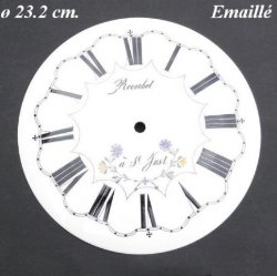=== Comtoise wijzerplaat = 17660