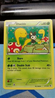 shuckle 3/113 BW Legendary Treasures