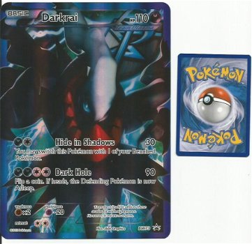 Darkrai bw73 full art promo JUMBO Kaart nm - 1