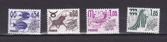 Frankrijk 1977 PREO Signes du Zodiaque postfris - 1