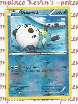 Oshawott 37/113 (reverse foil) BW Legendary Treasures - 1