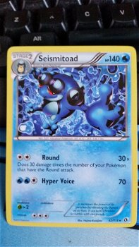 Seismitoad rare 42/113 BW Legendary Treasures - 1