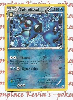 Seismitoad rare 42/113 (reverse foil) BW Legendary Treasures - 1