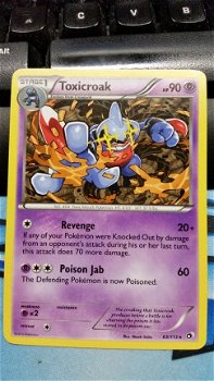 Toxicroak rare 63/113 BW Legendary Treasures - 1