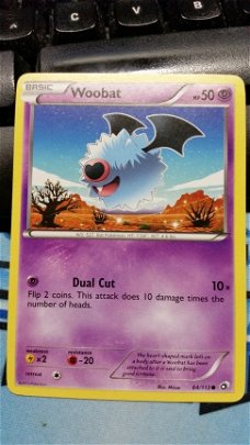 Woobat 64/113 BW Legendary Treasures