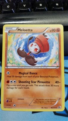 Meloetta rare 86/113 BW Legendary Treasures