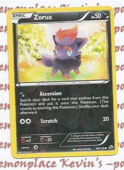 Zorua 89/113 (reverse foil) BW Legendary Treasures - 1