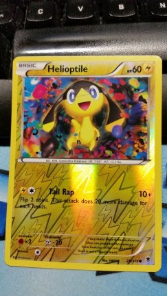 helioptile 28/119 (reverse foil) XY Phantom Forces - nr. 1