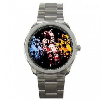 Michael Jackson Tricolore Stainless Steel Horloge - 1