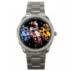 Michael Jackson Tricolore Stainless Steel Horloge