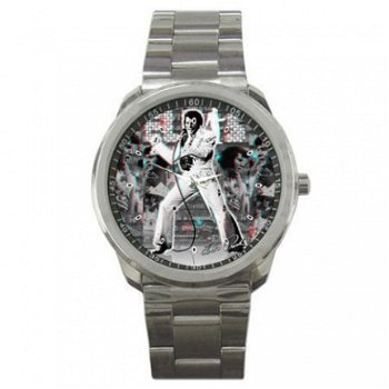 Elvis Presley Performer Grey Stainless Steel Horloge - 1