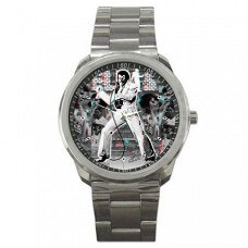 Elvis Presley Performer Grey Stainless Steel Horloge