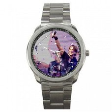 Keith Urban In Concert Stainless Steel Horloge