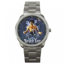 Bruce Lee Art Stainless Steel Horloge