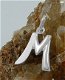 No 540 A Hanger Zilver Letter M - 1 - Thumbnail