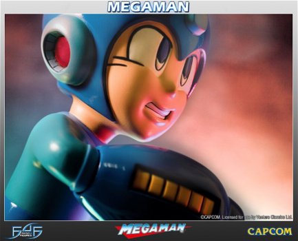 Running Megaman statue - First4Figures - 5