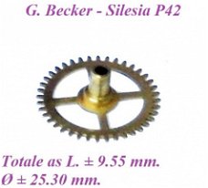  Onderdeel = Gustav Becker Silesia P42 = 28103