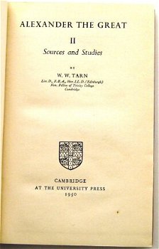 Alexander the Great (de Grote) V2 Sources and Studies - Tarn - 3