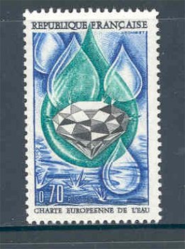 Frankrijk 1969 Charte europeénne de l'eau postfris - 1