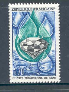 Frankrijk 1969 Charte europeénne de l'eau postfris